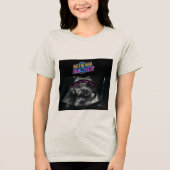 Wens je het allerbeste - Baby onderweg Tri-Blend Shirt (Voorkant)