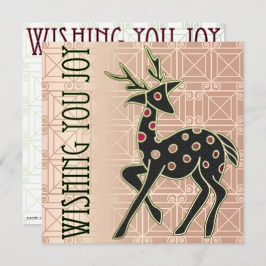 Wens je Joy Flat Kaart (Voorkant / Achterkant)