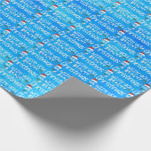 wens je kerstwoordkunst cadeaupapier (Hoek)