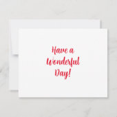 Wens je Leraar een Fijne Valentijn! Notitiekaartje (Achterkant)