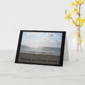 Wens je oceanen van liefde kaart (Gele Bloem)