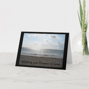 Wens je oceanen van liefde kaart