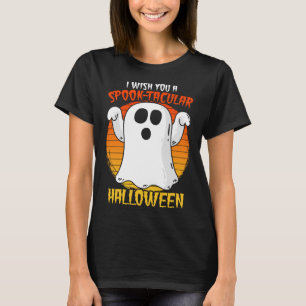 Wens je spooktacular enge geest Kinder Halloween T-shirt