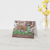 "Wens je vrede" - Sympathie en verlies Kaart (Gele Bloem)