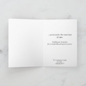 Wens je vrede, terwijl je herstelt (langere versie kaart (Binnen)