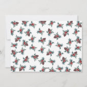 Wens je vreugde vakantie fotocollage feestdagenkaart (Achterkant)