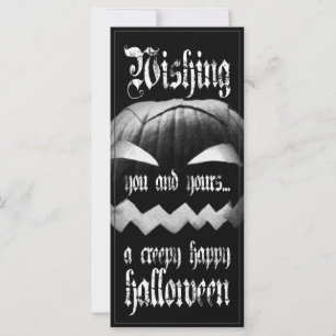 Wens jou en de jouwen een enge gelukkige Halloween
