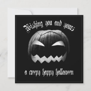 Wens jou en de jouwen een enge gelukkige Halloween