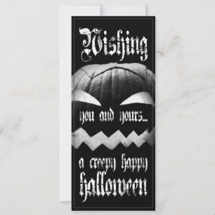 Wens jou en de jouwen een enge gelukkige Halloween