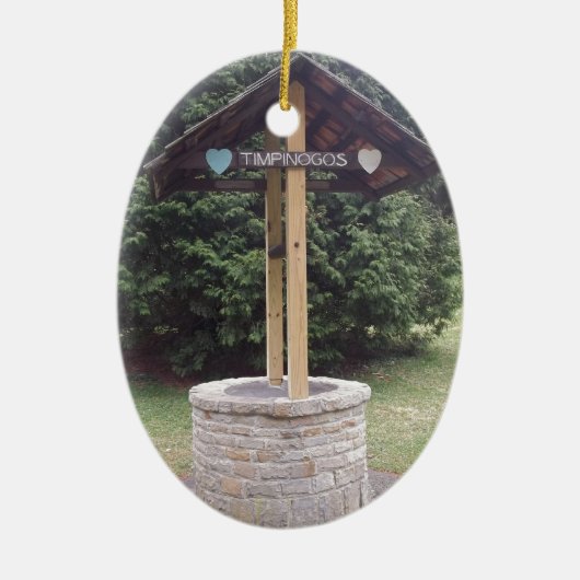 wens keramisch ornament (Voorkant)