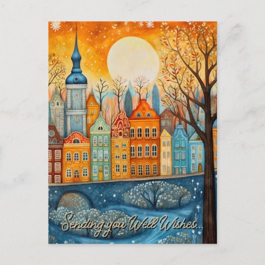 Wens Kopenhagen Herfst in Denemarken Briefkaart (Voorkant)