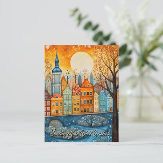 Wens Kopenhagen Herfst in Denemarken Briefkaart (Staand voorkant)