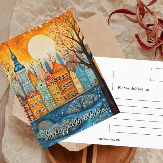 Wens Kopenhagen Herfst in Denemarken Briefkaart