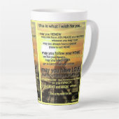 WENS Mok door Dichteres Adiela Akoo - Large Latte (Rechterhoek)