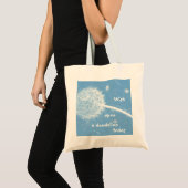 Wens op een andelion tote bag (Voorkant (product))