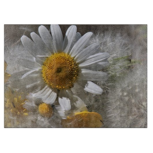 Wens op een Daisy Snijplank (Voorkant)