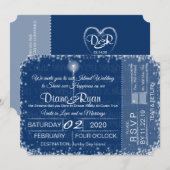 Wens op een het trouwkaartenuitnodiging van de Ste Kaart (Voorkant / Achterkant)