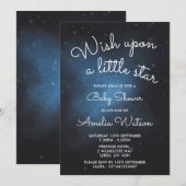 Wens op een kleine baby shower uitnodiging (Voorkant / Achterkant)