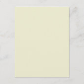 Wens op een paardenbloem klein meisje informatiekaartje (Achterkant)