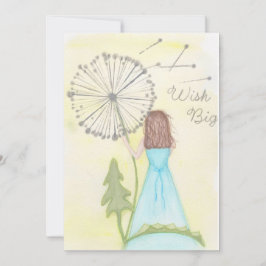 Wens op een Paardenbloem Notitiekaarten
