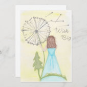 Wens op een Paardenbloem Notitiekaarten (Voorkant / Achterkant)