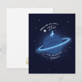 Wens op een Star Kaart (Voorkant / Achterkant)