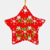 Wens op een Star Ornament (Achterkant)