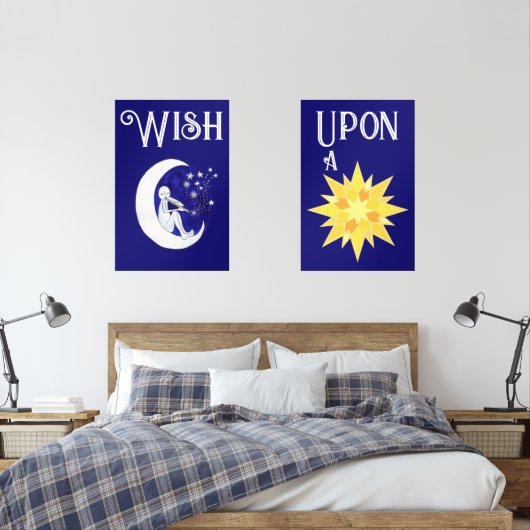 Wens op een Star Print Set (Slaapkamer)