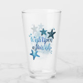 Wens op een Starfish Glas (Achterkant)