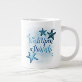 Wens op een Starfish Grote Koffiekop (Rechts)