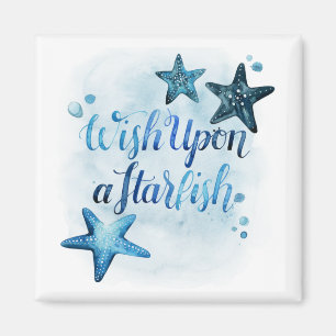 Wens op een Starfish Magneet