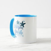 Wens op een Starfish Mok (Voorkant links)
