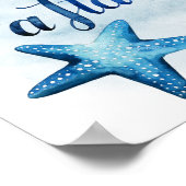 Wens op een Starfish Poster (Hoek)
