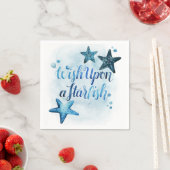 Wens op een Starfish Servet (Insitu)