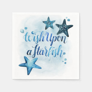 Wens op een Starfish Servet