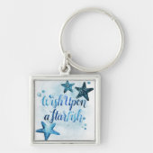 Wens op een Starfish Sleutelhanger (Voorkant)