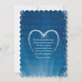 Wens op een ster Bewaar de datum Save The Date (Achterkant)