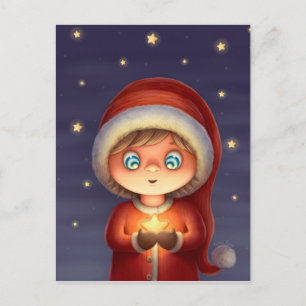 Wens op een ster briefkaart