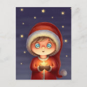 Wens op een ster briefkaart (Voorkant)