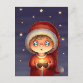 Wens op een ster briefkaart