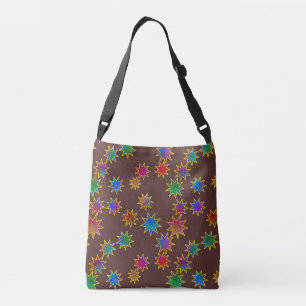 Wens op een ster in ijzige luchten crossbody tas