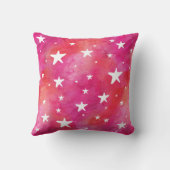 Wens op een ster middernacht roze kinder kussen (Achterkant)