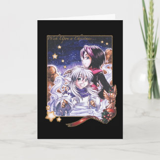 Wens op Kerstmis Feestdagen Kaart