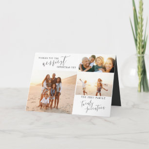 WENS U DE MERRIEST CHRISTMAS NOG TE WENSEN FEESTDAGEN KAART