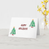 WENS U EEN HAPPY HOLIDAY SEASON TE GEVEN KAART (Gele Bloem)