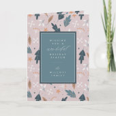 WENS U EEN WETENSCHAPPELIJKE HOLIDAY | Foto toevoe Feestdagen Kaart (Voorkant)