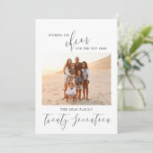 WENS U KEER VOOR HET NIEUWE JAAR. FEESTDAGENKAART (Staand voorkant)