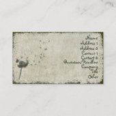 wens visitekaartje (Achterkant)