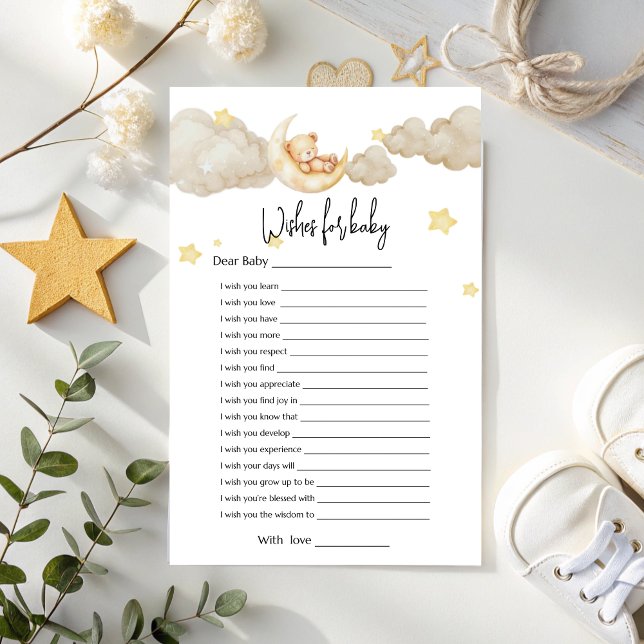 Wens voor Baby - Over the Moon Baby shower (Creator heeft geüpload)