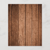 Wens voor Baby Rustic Advice Cards (Achterkant)